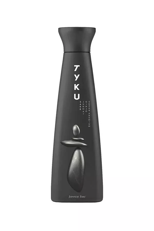 Tyku Junmai Ginjo Sake Super Premium Black Bottle 330mL