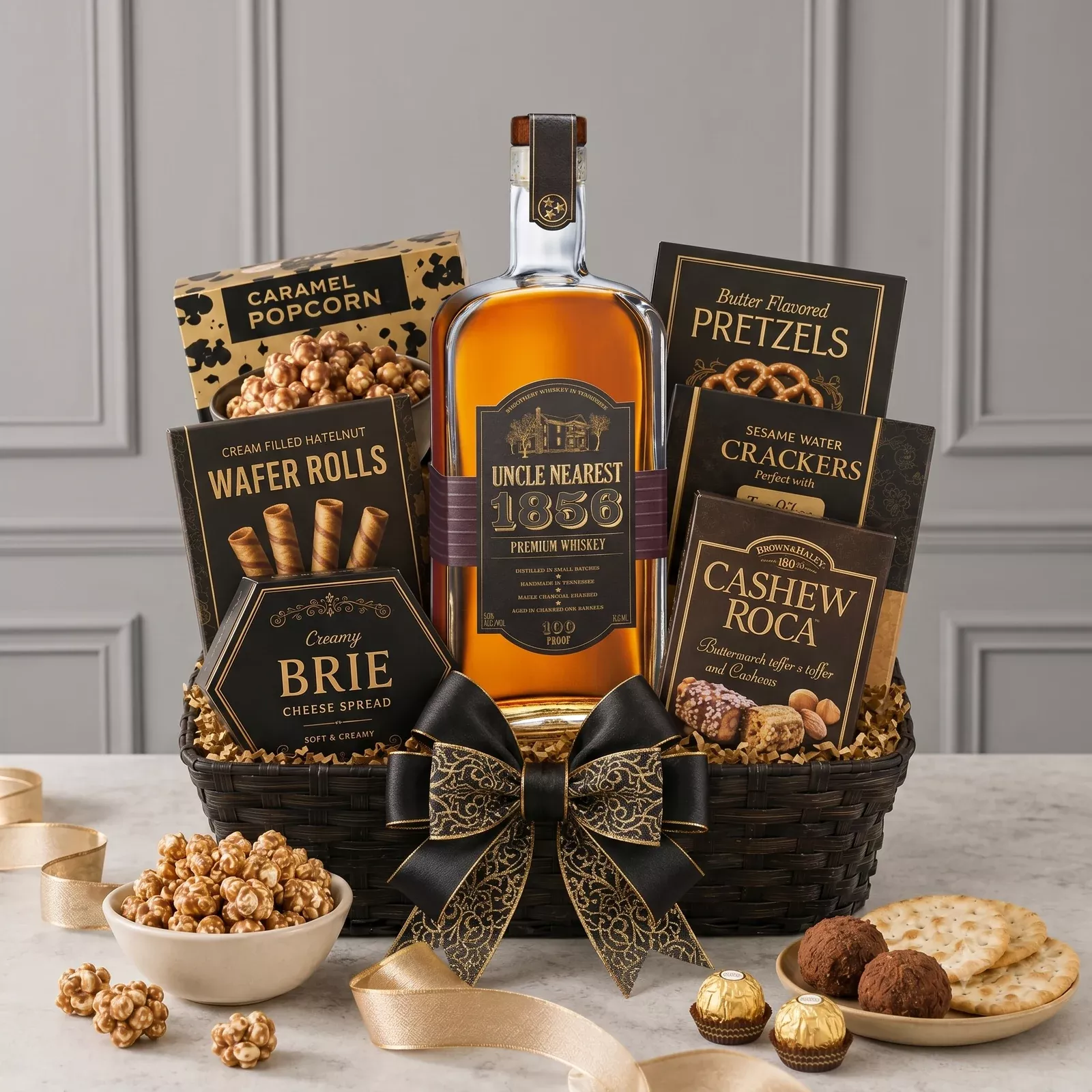 Uncle Nearest 1856 Premium Whiskey Gift Basket