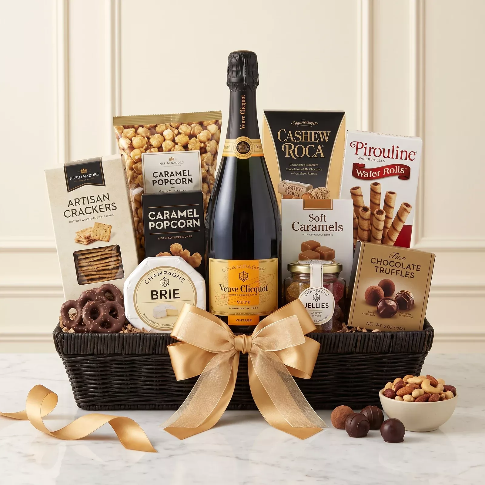 Veuve Clicquot Vintage Gold Label Champagne Gift Basket