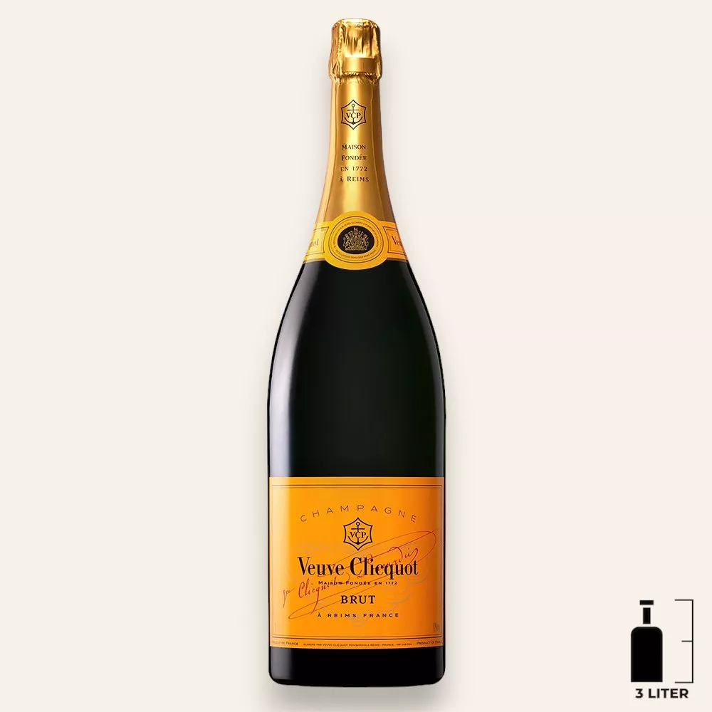 Veuve Clicquot Yellow Label Brut Champagne | 3 Liter Jeroboam Bottle