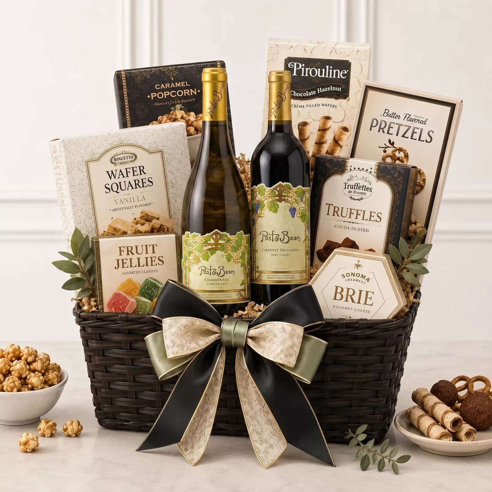 Vineyards Best Wine & Cheese Gift Basket