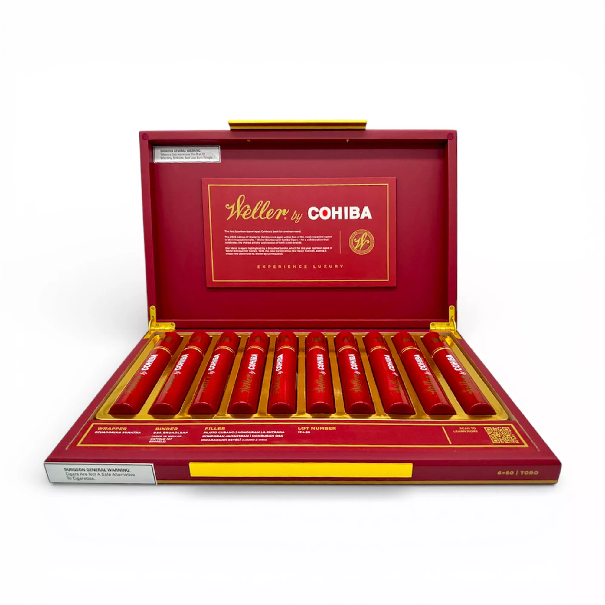 Weller by Cohiba 2025 Limited Edition Cigars, Box of 10