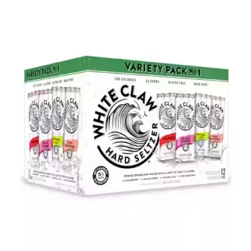 White Claw Hard Seltzer Variety Pack No. 1 12oz 12 Pack Cans