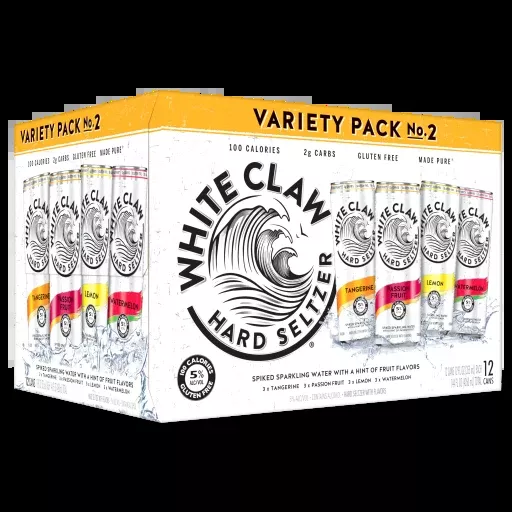 White Claw Hard Seltzer Variety Pack No. 2 12oz 12 Pack Cans