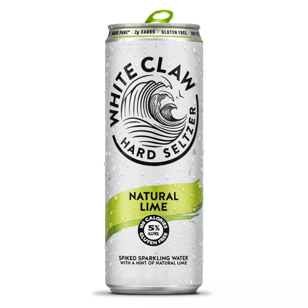 White Claw Natural Lime Hard Seltzer 6pk