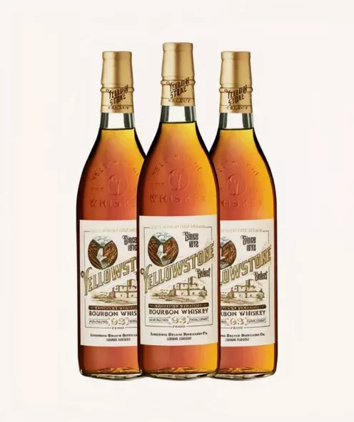 Yellowstone Kentucky Straight Bourbon Whiskey 3 Bottle Bundle