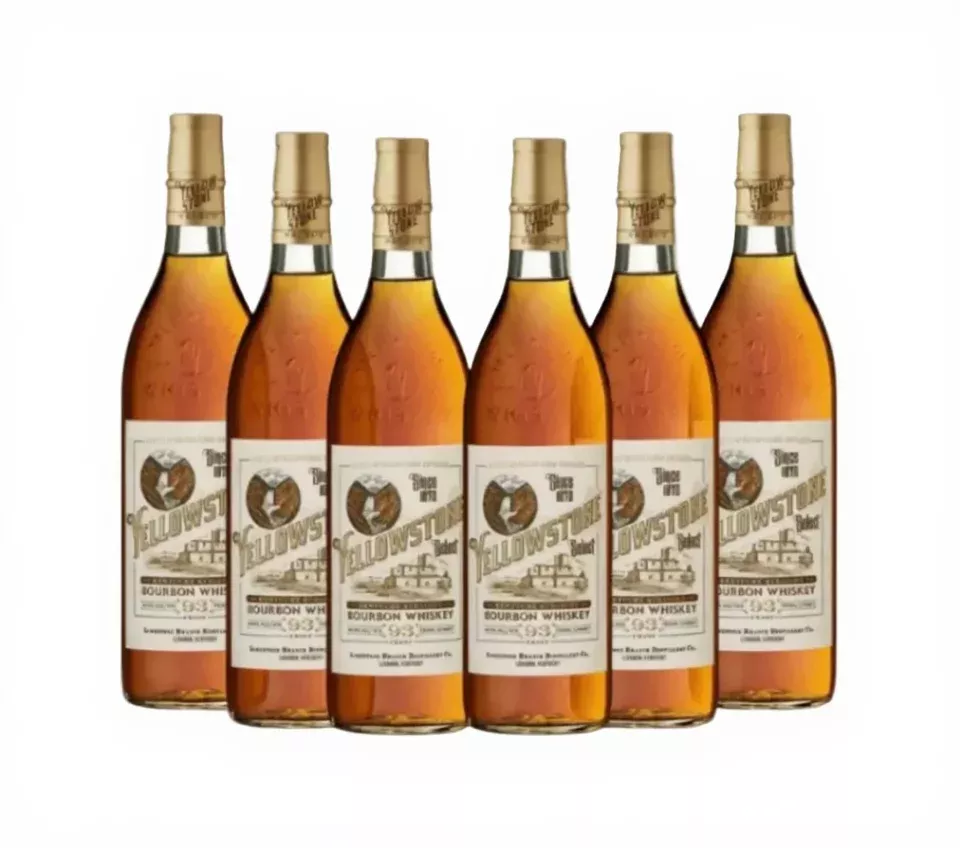 Yellowstone Kentucky Straight Bourbon Whiskey 6 Bottle Bundle
