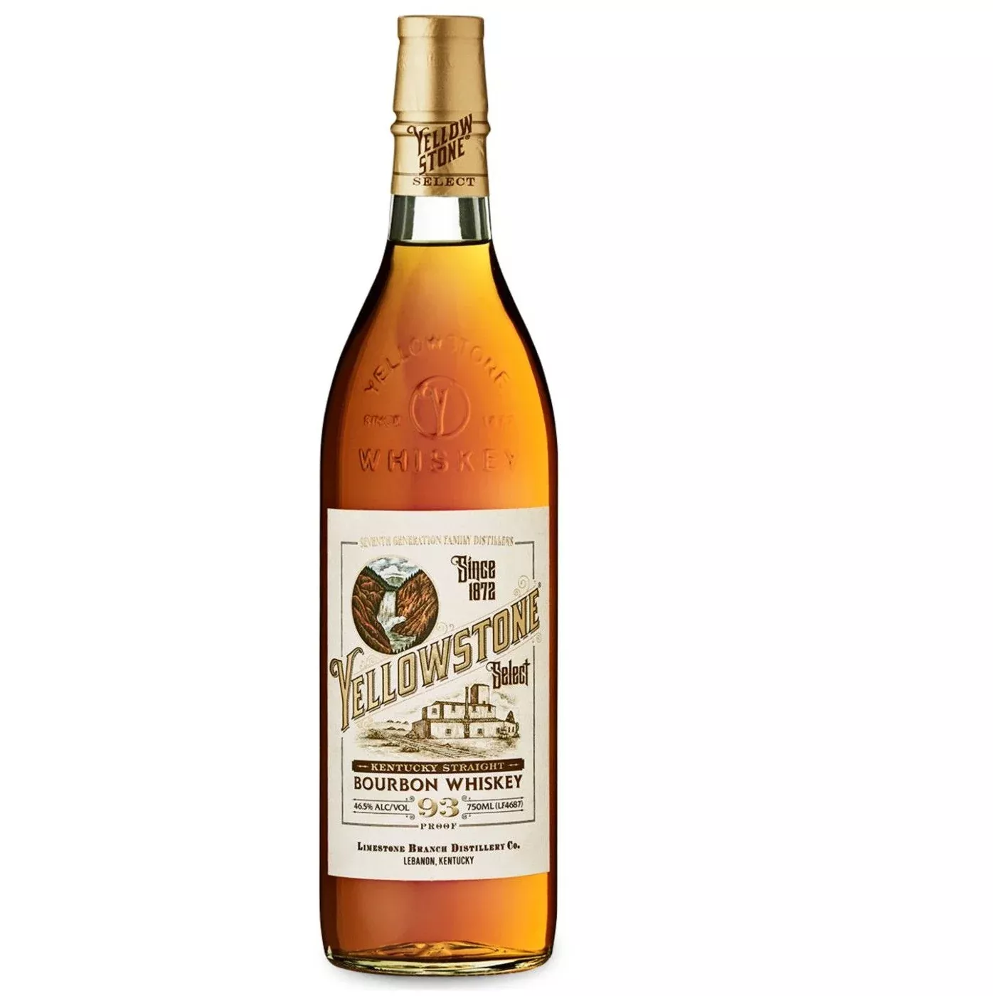 Yellowstone Select Bourbon Whiskey 93 proof Nl 750ml